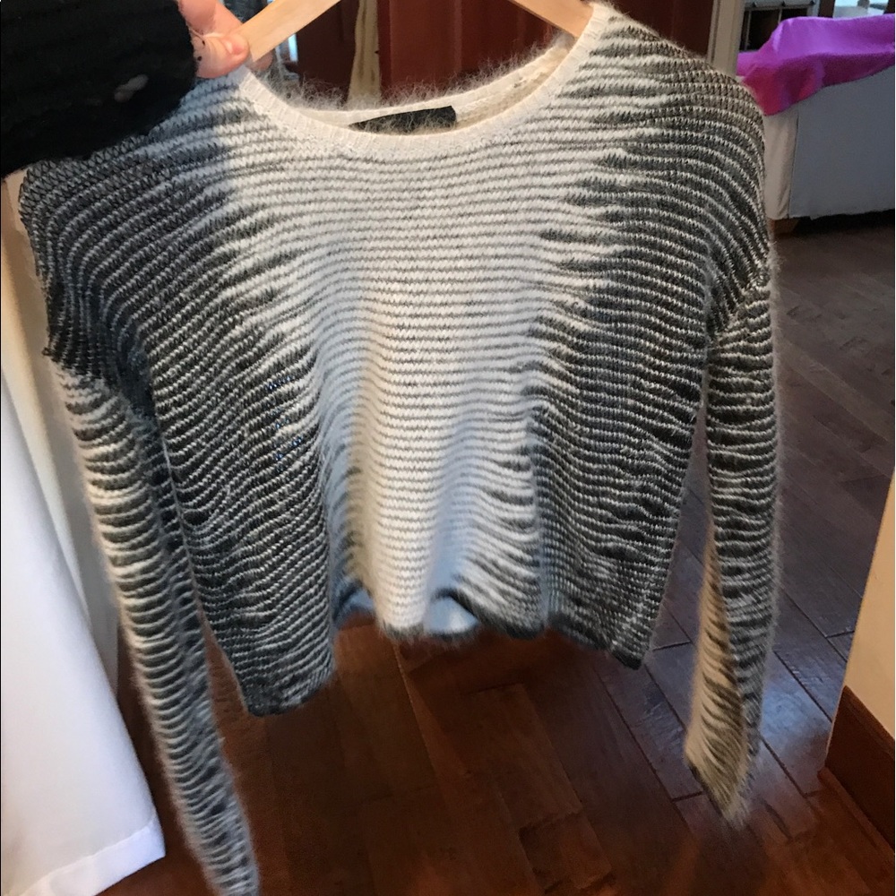 Alexander Wang Black and White Sweater